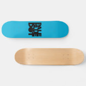 Vaal blauw persoonlijk skateboard (Horizontaal)