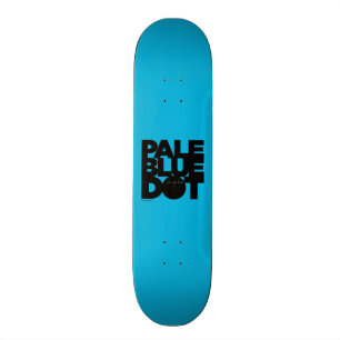 Vaal blauw persoonlijk skateboard