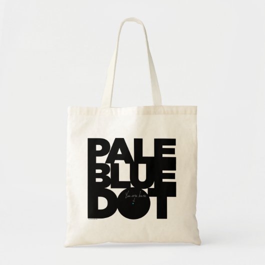 Vaal blauw tote bag (Voorkant)