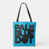 Vaal blauw tote bag (Achterkant)