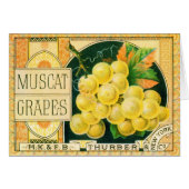 vaalkarbonadekunst, muskaatdruiven (Voorkant Horizontaal)