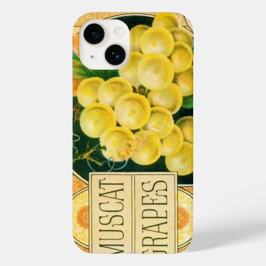  vaalkarbonadekunst, muskaatdruiven Case-Mate iPhone case (Achterkant)