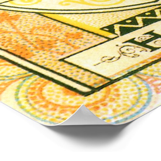  vaalkarbonadekunst, muskaatdruiven poster (Hoek)