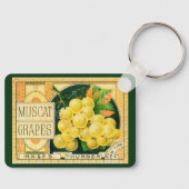  vaalkarbonadekunst, muskaatdruiven sleutelhanger (Voorkant)