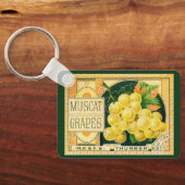 vaalkarbonadekunst, muskaatdruiven sleutelhanger (Achterkant)