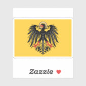 Vaandel van de keizer van het Heilige Roomse Rijk  Sticker (Vel)