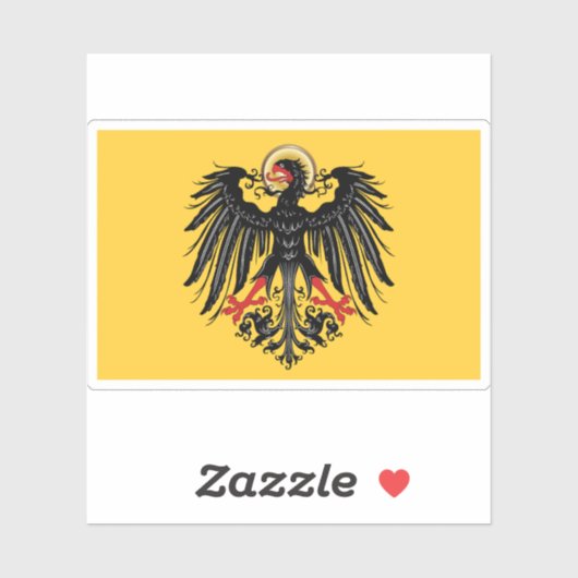 Vaandel van de keizer van het Heilige Roomse Rijk  Sticker (Vel)