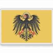 Vaandel van de keizer van het Heilige Roomse Rijk  Sticker (Voorkant)