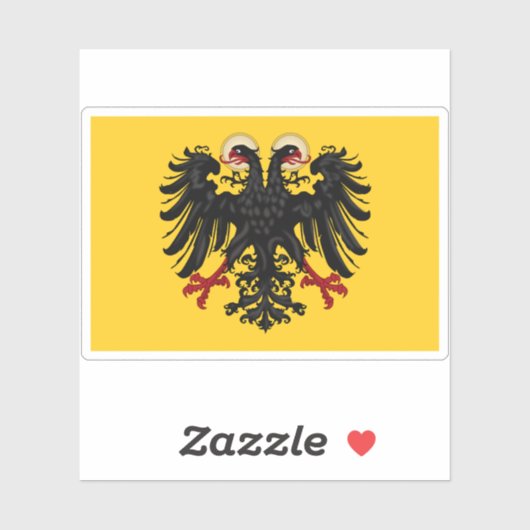 Vaandel van de keizer van het Heilige Roomse Rijk  Sticker (Vel)