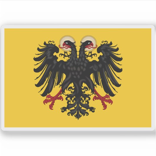 Vaandel van de keizer van het Heilige Roomse Rijk  Sticker (Voorkant)