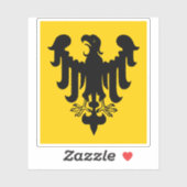 Vaandel van de keizer van het Heilige Roomse Rijk Sticker (Vel)