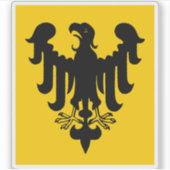 Vaandel van de keizer van het Heilige Roomse Rijk Sticker (Voorkant)