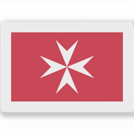 Vaandrig van Malta (1964-Cadeau) Sticker (Voorkant)