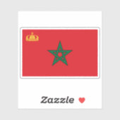 Vaandrig van Marokko Sticker (Vel)