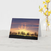 Vaar de Night Sky Kaart (Gele Bloem)
