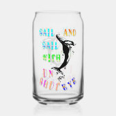 Vaar en vaar met een open oog blikvorm glas (Voorkant)