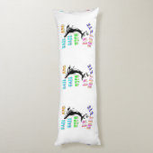 Vaar en vaar met een open oog lichaamskussen (Achterkant (Verticaal))