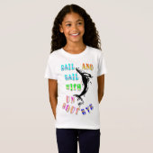Vaar en vaar met een open oog t-shirt (Voorkant volledig)