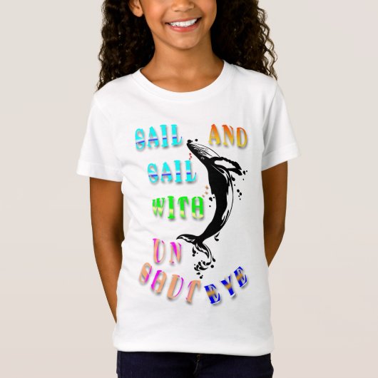 Vaar en vaar met een open oog t-shirt (Voorkant)