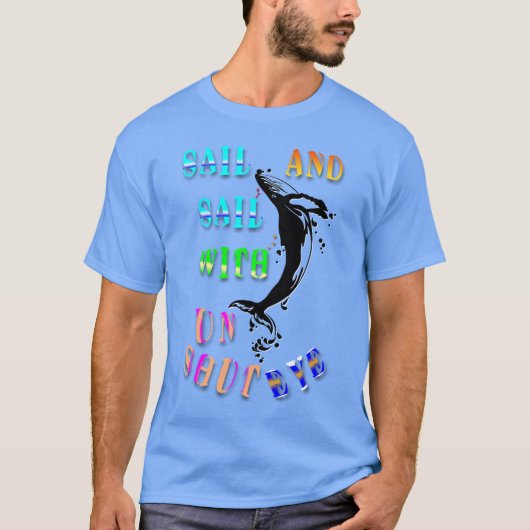 Vaar en vaar met een open oog t-shirt (Voorkant)