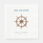 Vaar op Meer dan Nautische Verjaardag Servet (Voorkant)