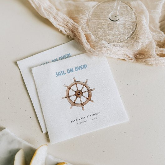 Vaar op Meer dan Nautische Verjaardag Servet