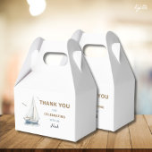 Vaar op Over Sailboat Verjaardag Gable Box Favor B Bedankdoosjes
