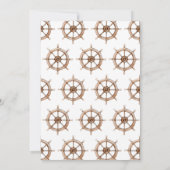 Vaar over nautische uitnodiging voor verjaardagsfe (Achterkant)