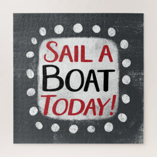 Vaar vandaag met een boot Jigsaw Puzzle Legpuzzel