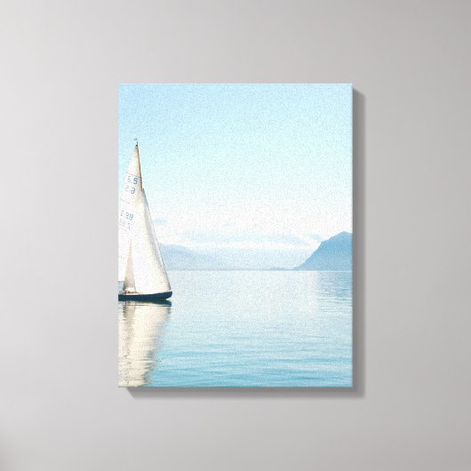 Vaar weg Canvas Print (Voorkant)