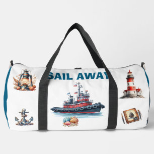 Vaar weg nautische  Ship Travel Bag Plunjezak