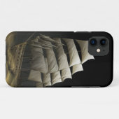 Vaarboot van het vrachtschip varen woestijnnacht s Case-Mate iPhone case (Achterkant (horizontaal))