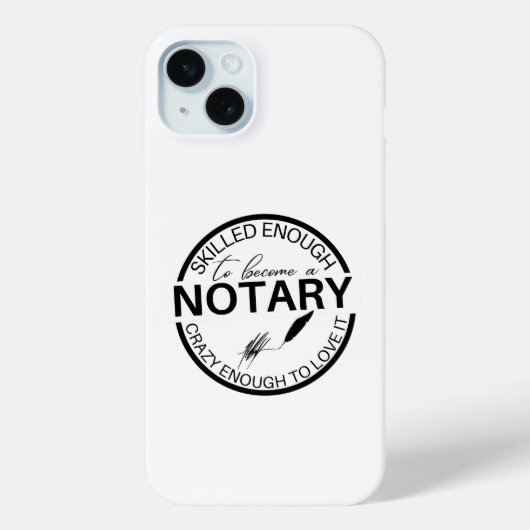 Vaardig genoeg om een notaris mobiele telefoon hoe Case-Mate iPhone case (Achterkant)