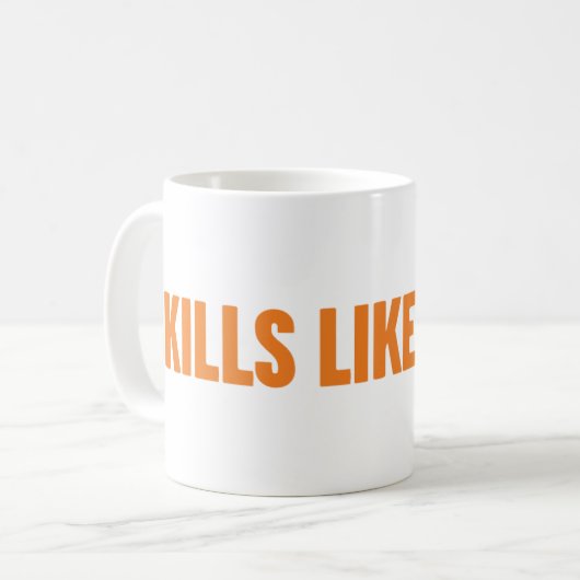 Vaardigheden als deze banner Mok (Voorkant links)