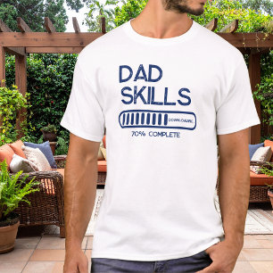 Vaardigheden Vader Downloaden 70 Procent Marinebla T-shirt