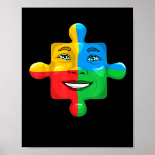 Vaardigheden wegen op tegen handicaps Autisme awar Poster