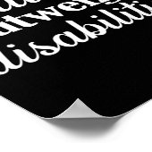 vaardigheden wegen op tegen handicaps Speciaal ond Poster (Hoek)