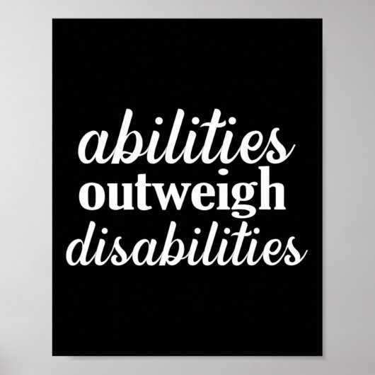 vaardigheden wegen op tegen handicaps Speciaal ond Poster (Voorkant)