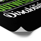 Vaardigheden wegen op tegen handicaps Speciale Ed- Poster (Hoek)