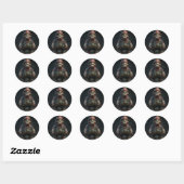 Vaardigheid 2025 ronde sticker (Vel)