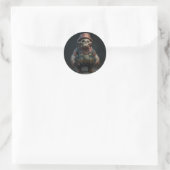 Vaardigheid 2025 ronde sticker (Tas)