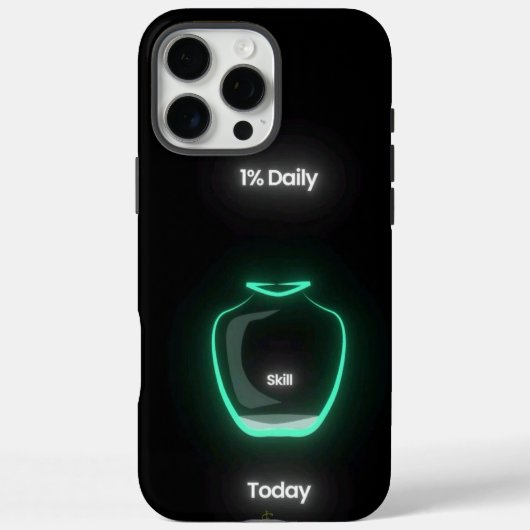 Vaardigheid groeit met 1% per dag – start vandaag Case-Mate iPhone case (Achterkant)