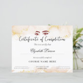 Vaardigheid Meesterschap Cursus Voltooiing Roze Vl (Staand voorkant)