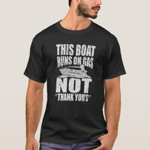 Vaarkapitein Nautical niet dank uw Mannen vrouwen T-shirt