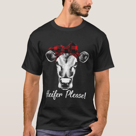 Vaars Alsjeblieft Boer Koe T-shirt (Voorkant)