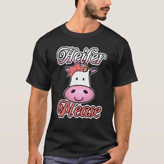 Vaars Alsjeblieft Koe T-shirt (Voorkant)