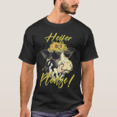 Vaars Alsjeblieft Koe Vaars Boer T-shirt (Voorkant)