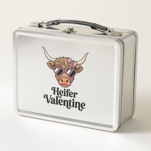 Vaars Valentijn Highland Rund Vintage Ontwerp_1 (Voorkant)