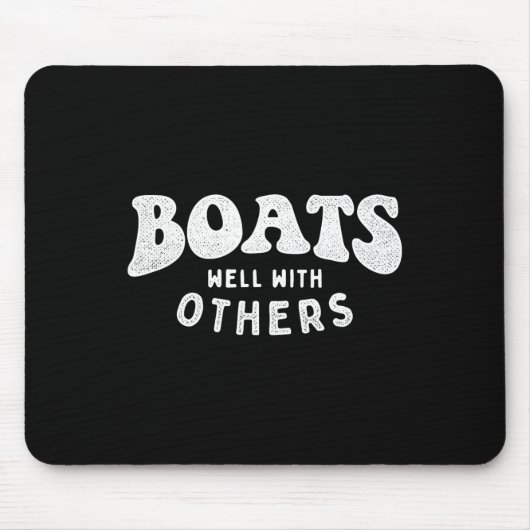 Vaart Goed Met Anderen - Zeilboot Boot Eigenaar Ka Muismat (Voorkant)