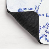 Vaartuig op het water. muismat (Hoek)